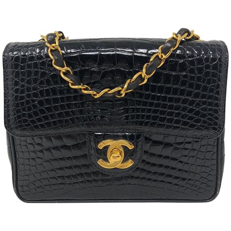 chanel bag crocodile|chanel boys handbags.